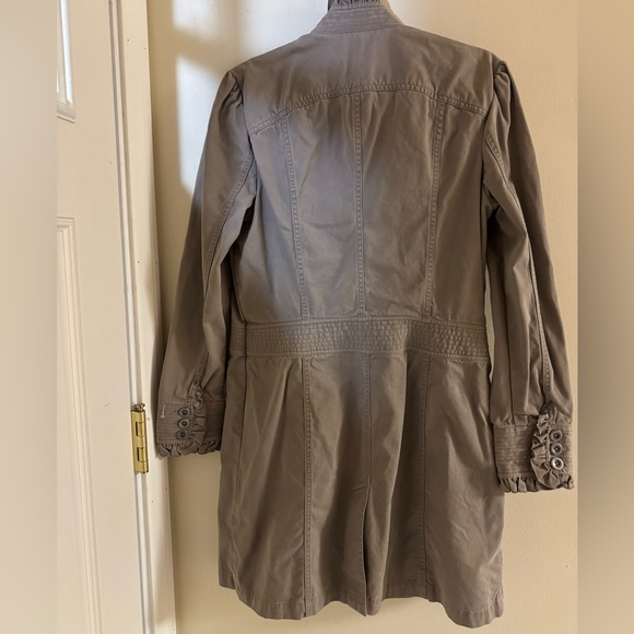 Eddie Bauer Women's Utility Jacket in Taupe 100% Cotton - Picture 8 of 8